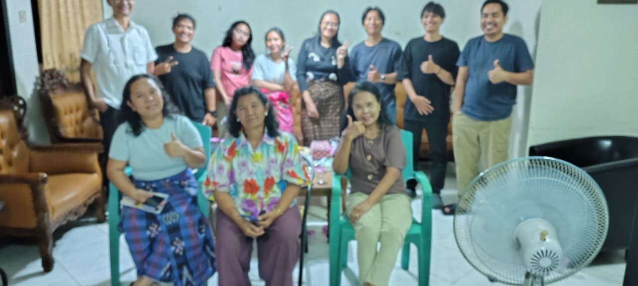 Pjj Perpulungen Manado tempat Rumah Kel.Sembiring-Purba,Minggu